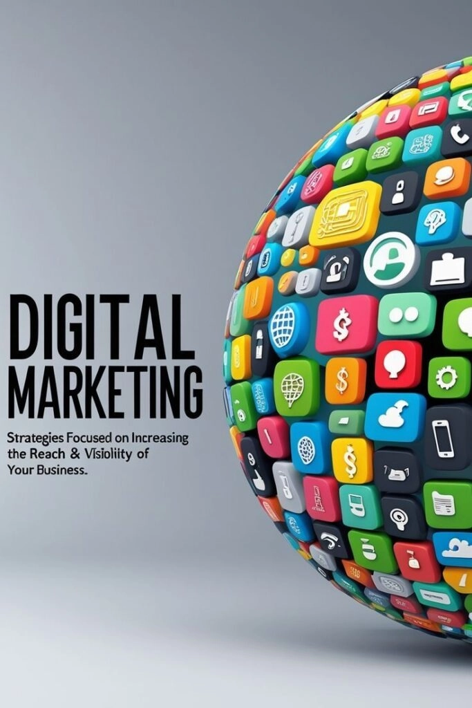 Digital marketing services including SEO, social media, content marketing and online growth
