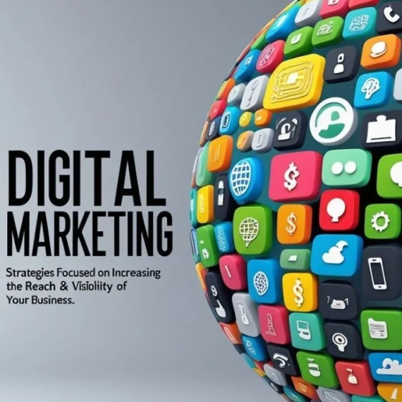 Digital marketing services including SEO, social media, content marketing and online growth